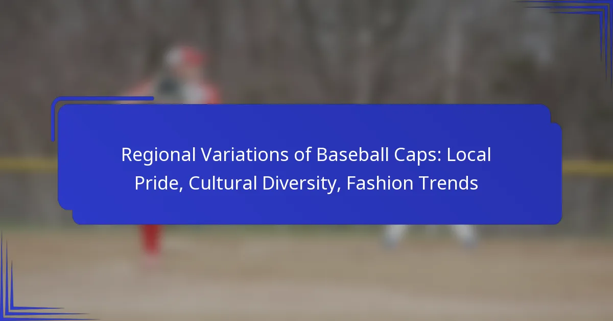 Regional Variations of Baseball Caps: Local Pride, Cultural Diversity, Fashion Trends